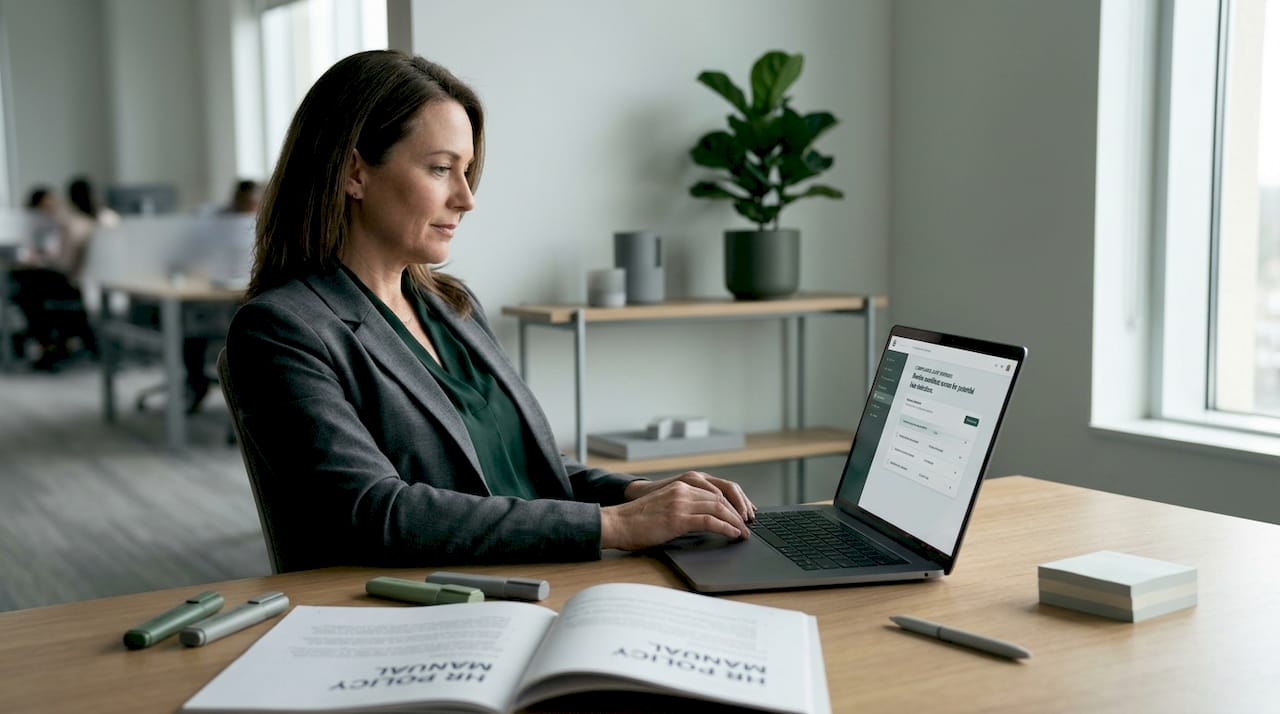 Recruiter reviews AI interview bias warning