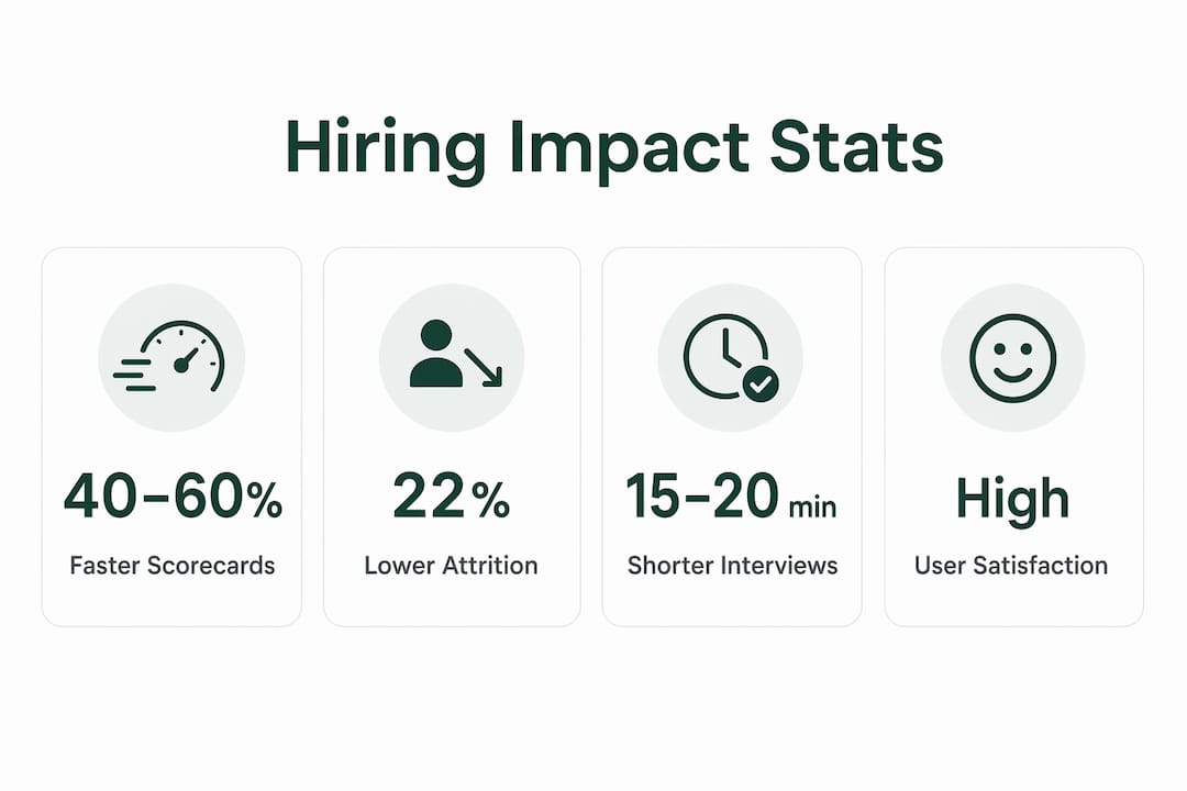 Infographic showing key statistics about context-aware interviewing