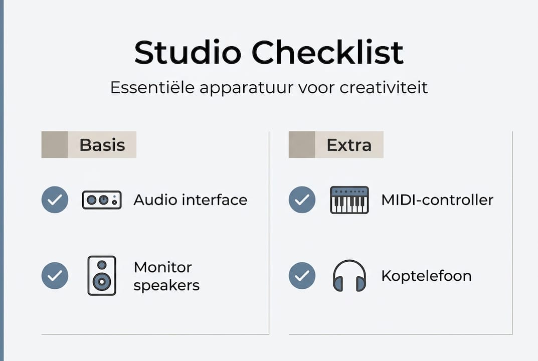 Checklist: Essential equipment for an infographic studio