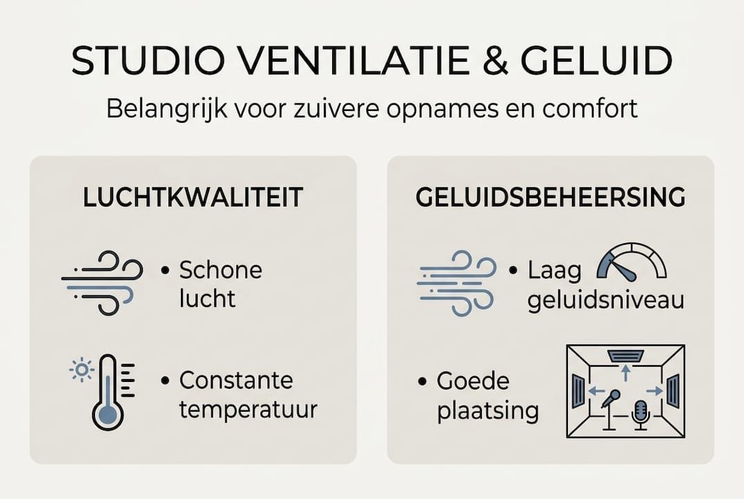 Why ventilation in studio is crucial for sound quality 1 Overview: ventilation and sound management in the studio