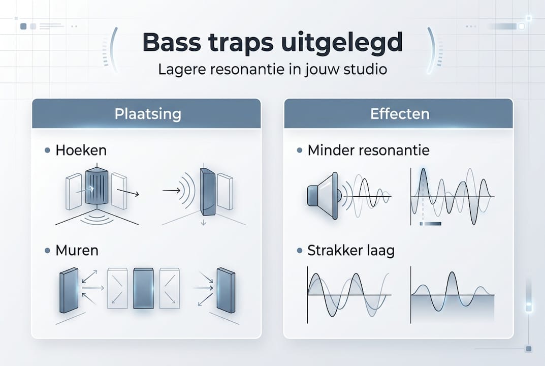 Infographic: this is how bass traps work and place best