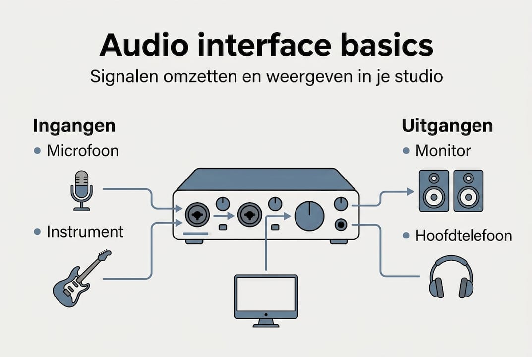 Überblick: die wichtigsten Funktionen eines Audio-Interfaces