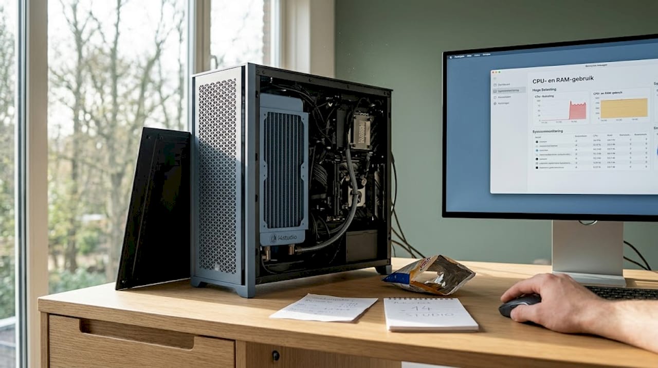 Mijn pc krijgt het behoorlijk zwaar als ik veel plugins tegelijk laad.