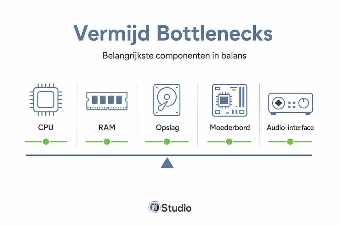 Compiling studio computer explanation for producers 1 Infographic: which parts of your studio computer are the biggest bottlenecks?