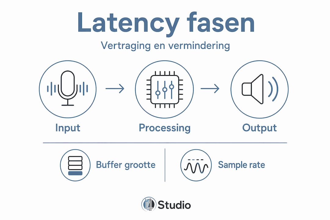Was ist Latenz bei der Aufnahme und wie kann man sie reduzieren? 2 Infografik: Ursachen für Verspätungen und wie man sie beseitigt