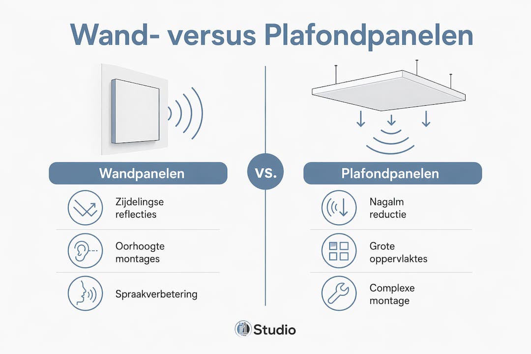 Overview: differences between wall panels and ceiling panels in pictures