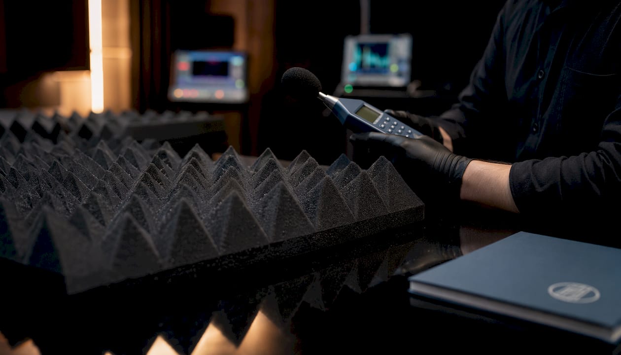 How Studio Foam Works: An Explanation for Audio Professionals 1 Close-up of the texture of open-cell studio foam