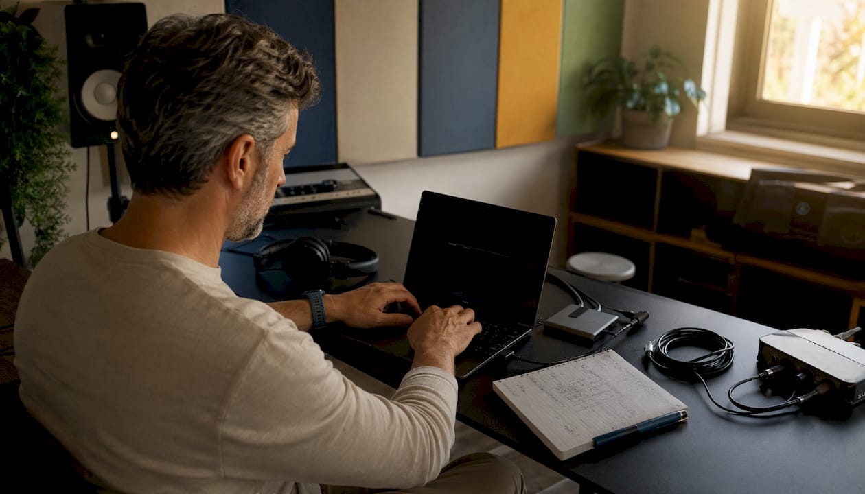 How can you manually install a driver on your laptop?