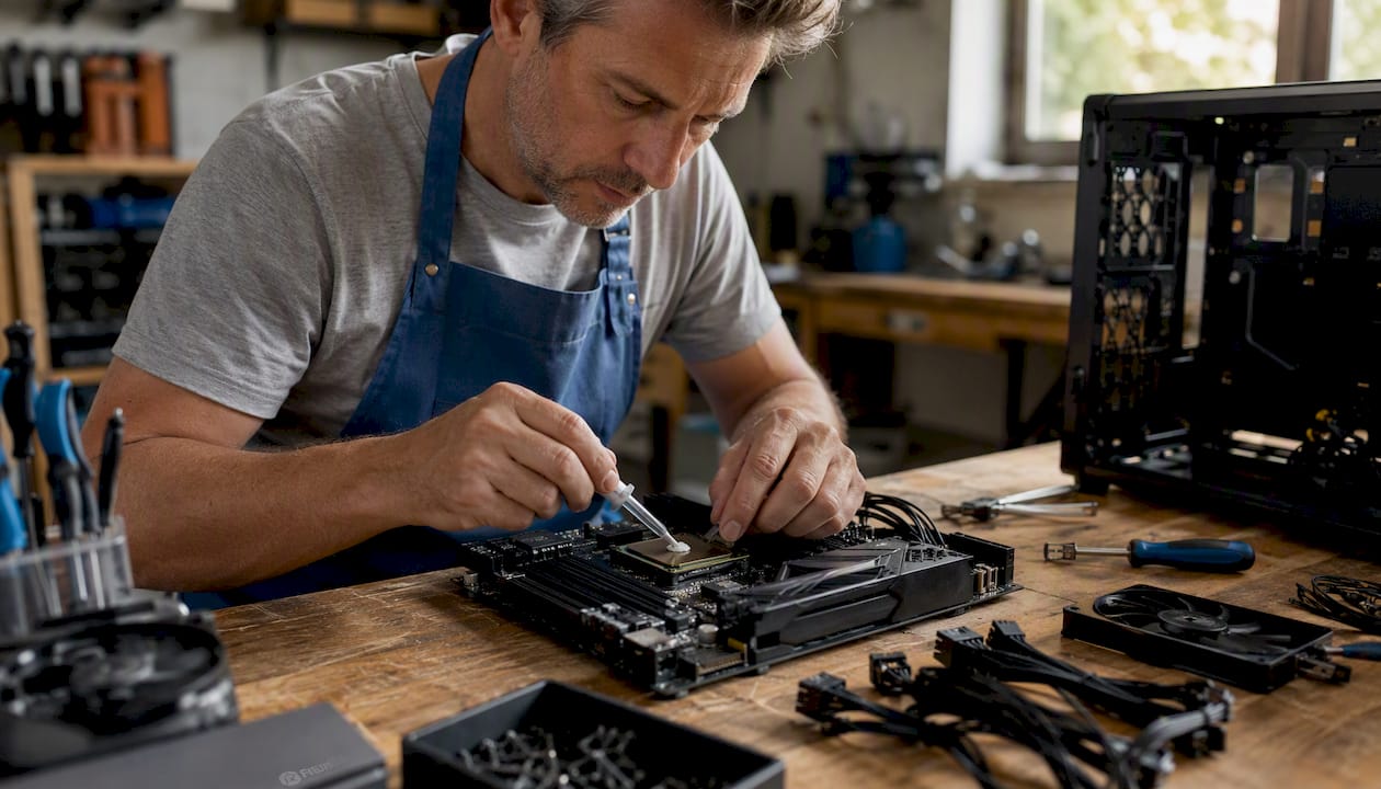 Alternatives to da-x.de for studios: Compare quickly 2 A technician is building a custom studio PC.