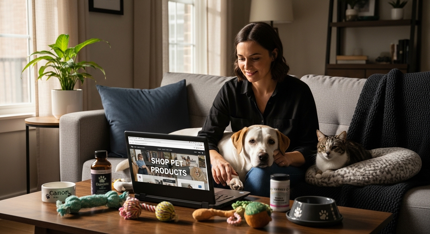 online pet shopping