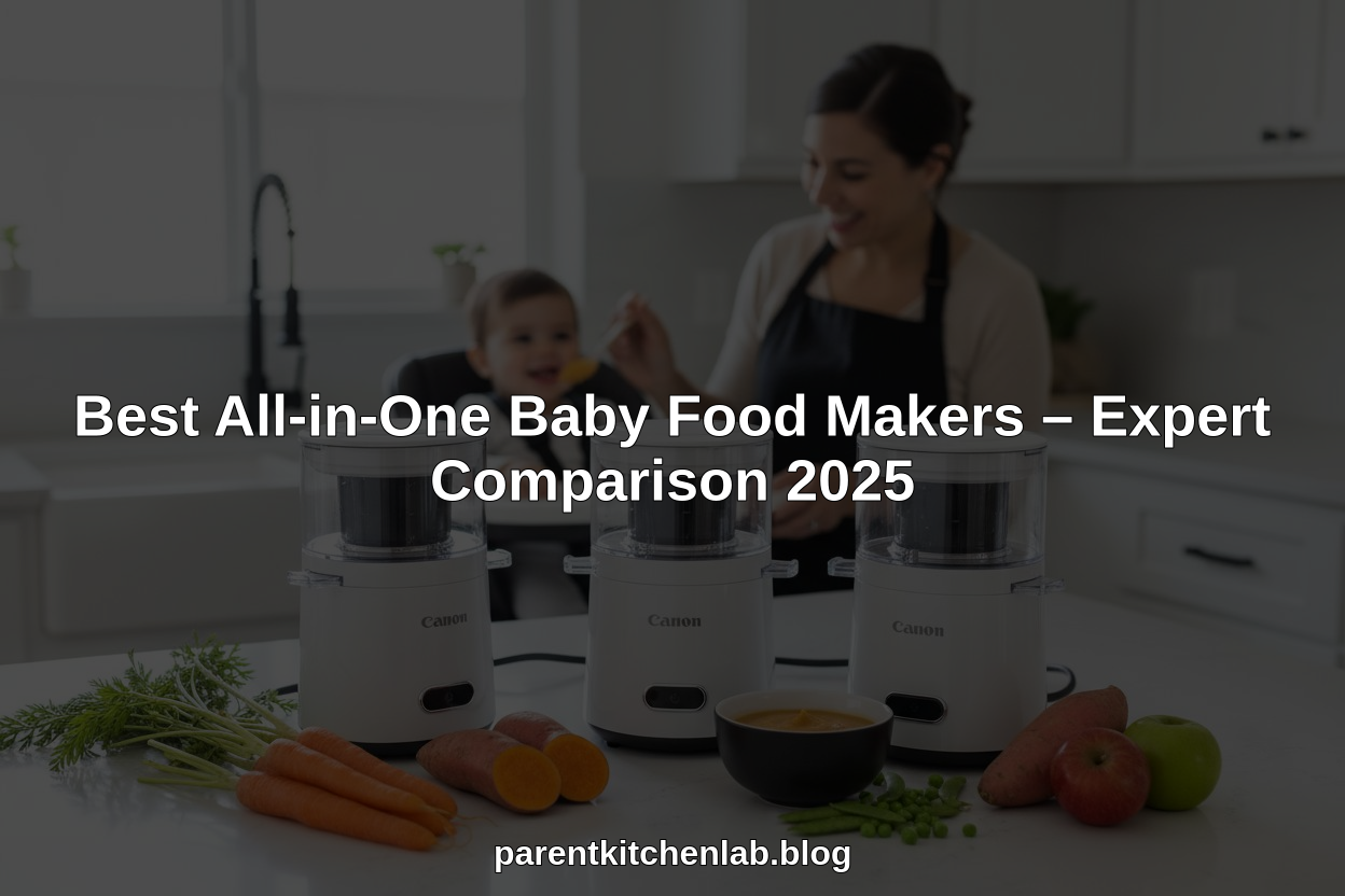 best all-in-one baby food makers hero header image