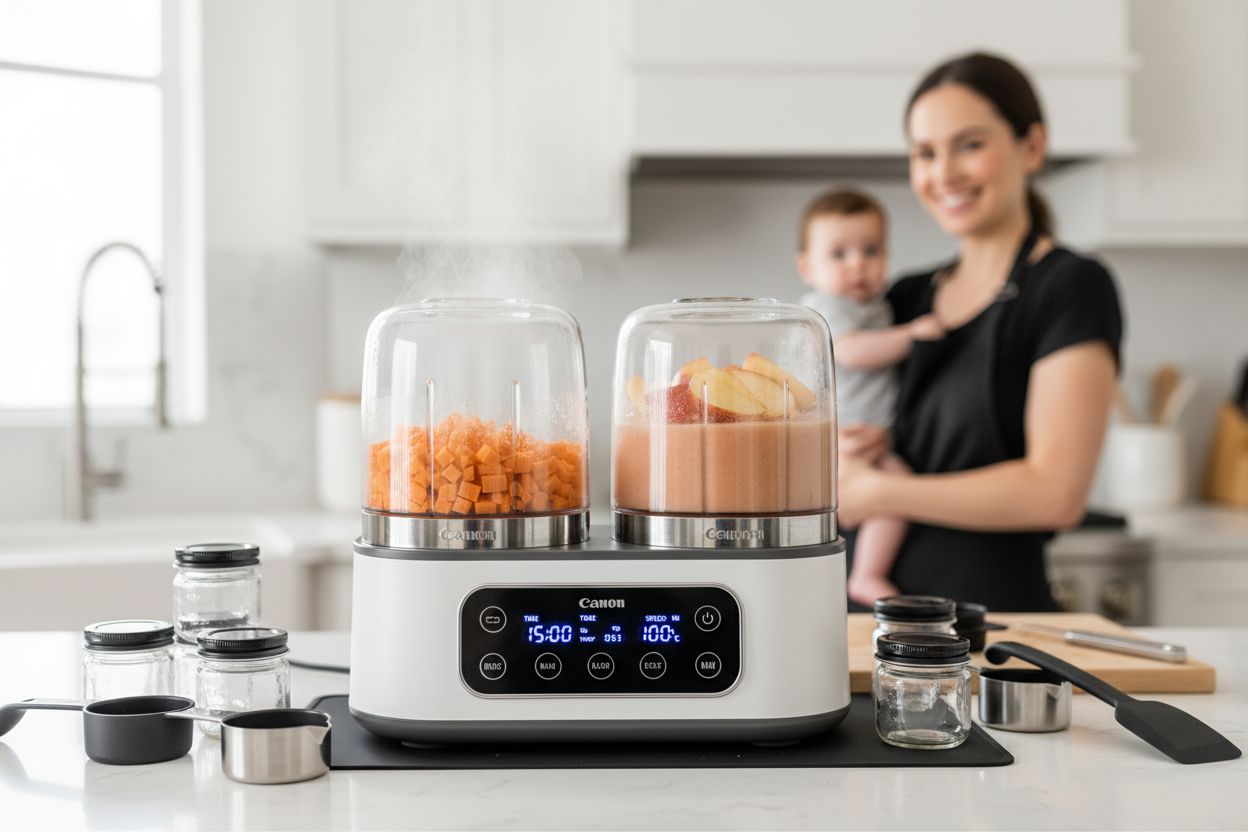 dual baby food maker features