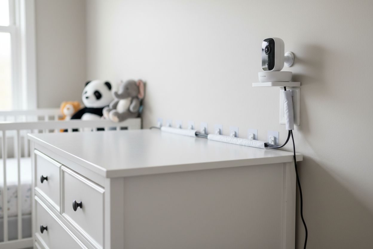 baby monitor cable management