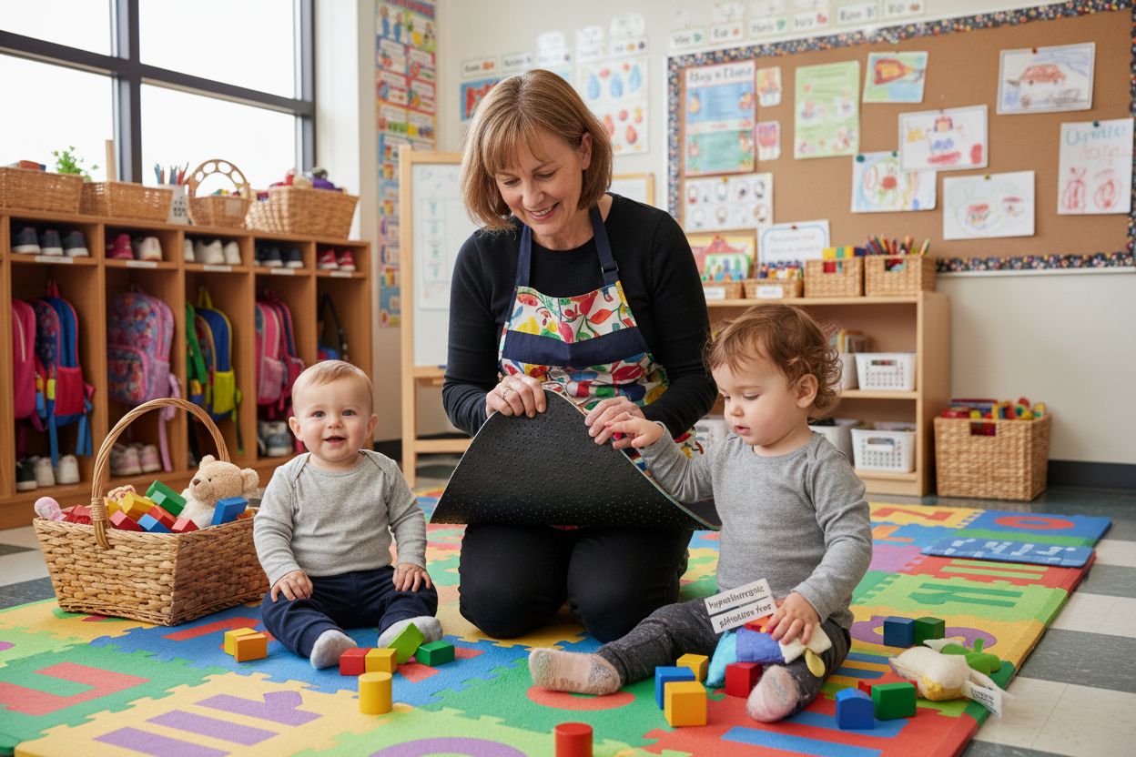childcare worker play mat safety