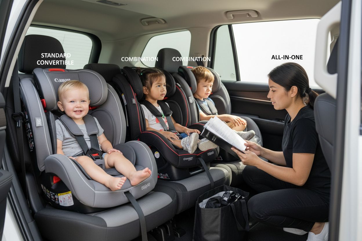 convertible seat types
