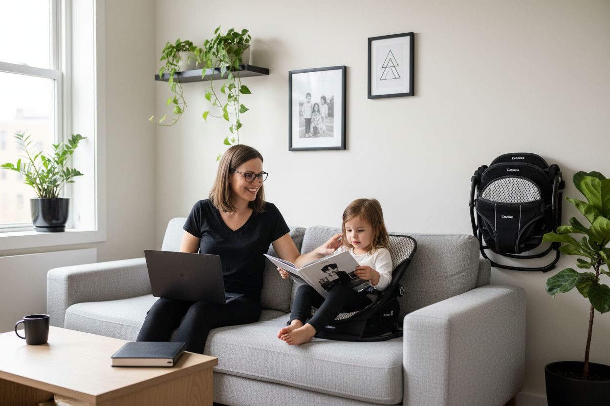 space saving baby bouncer