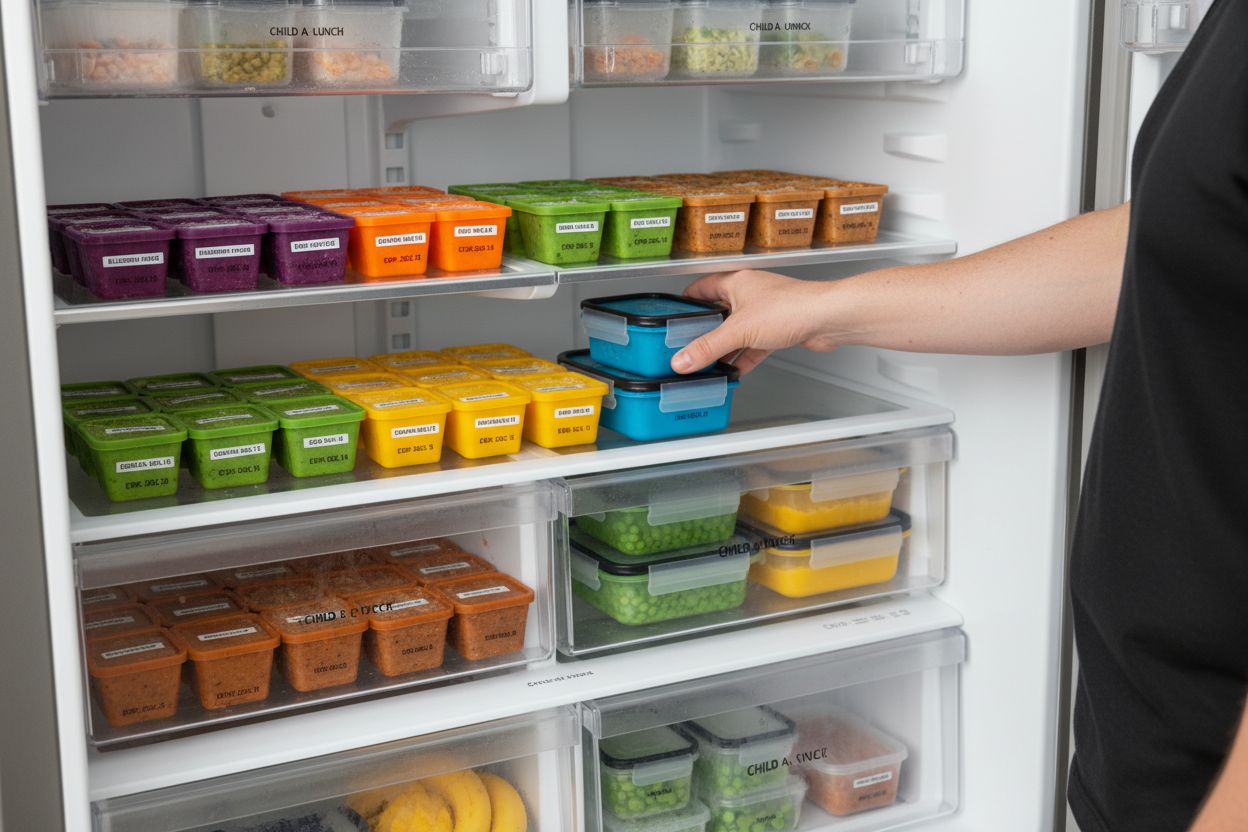 baby food storage organization