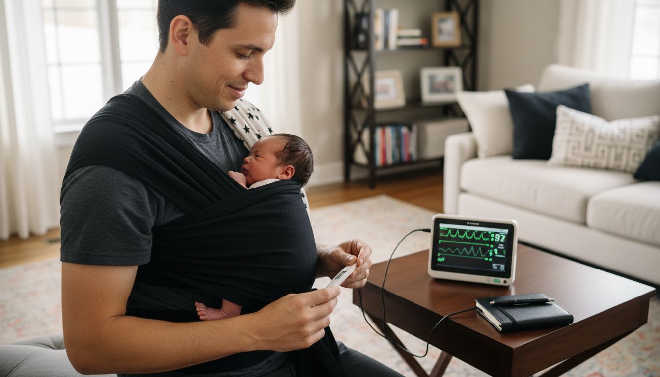 preemie baby carrier home