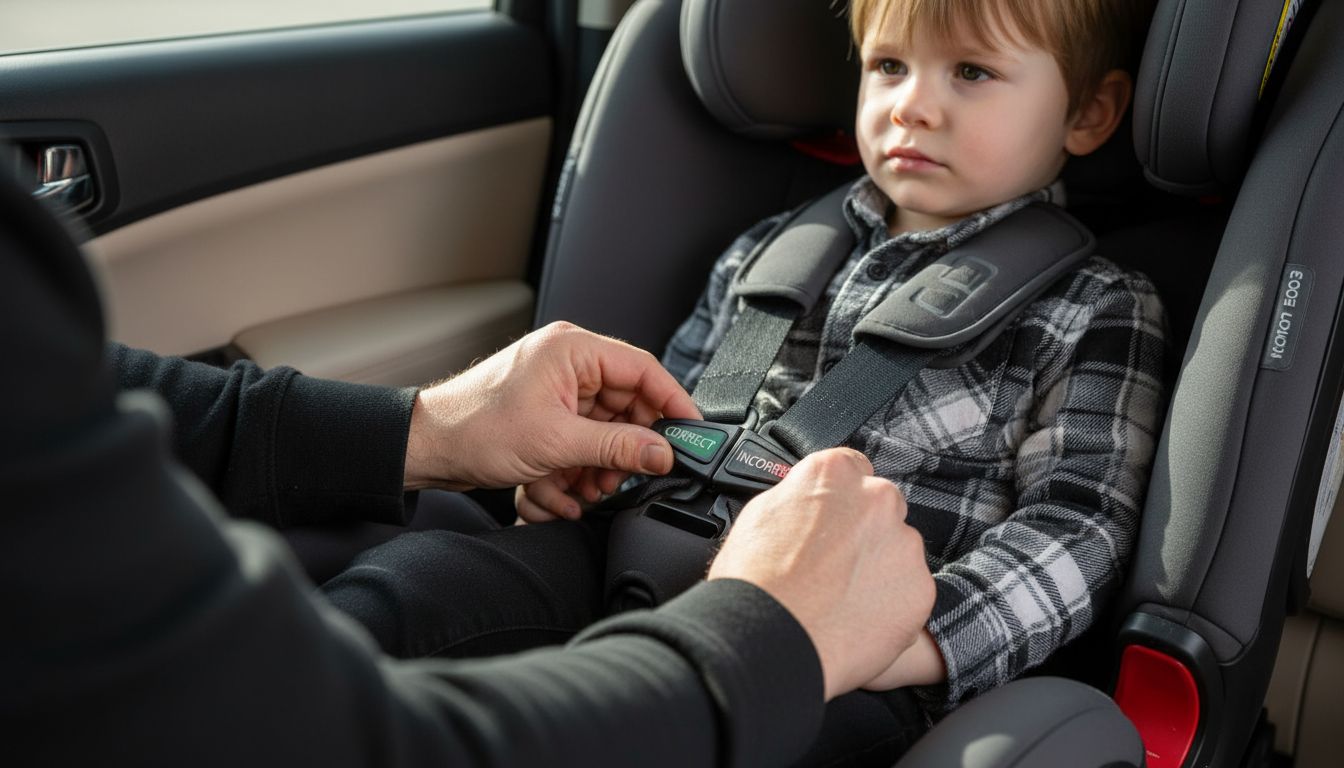 car seat harness adjustment
