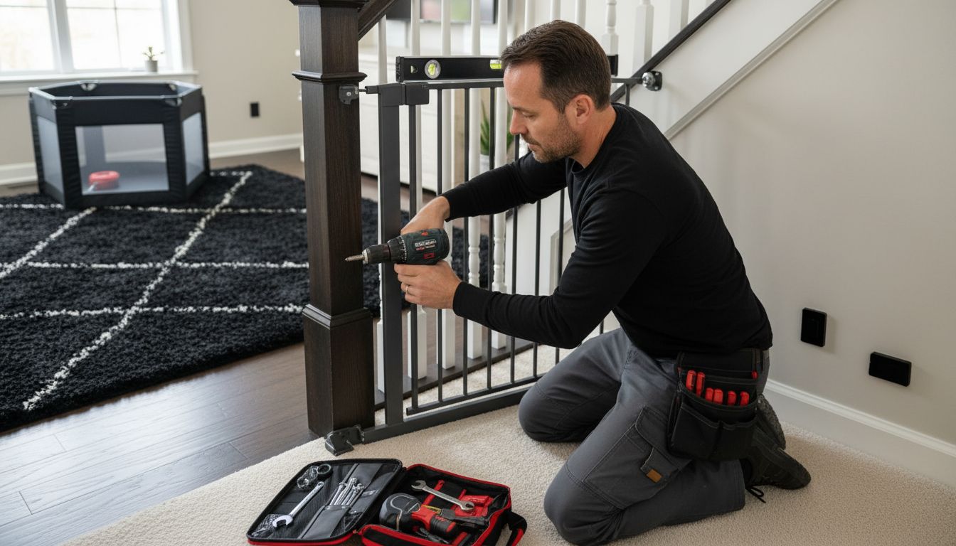 installing safety gate