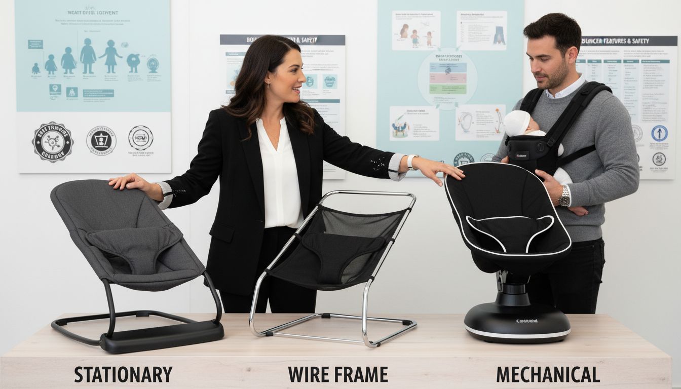 types infant bouncers