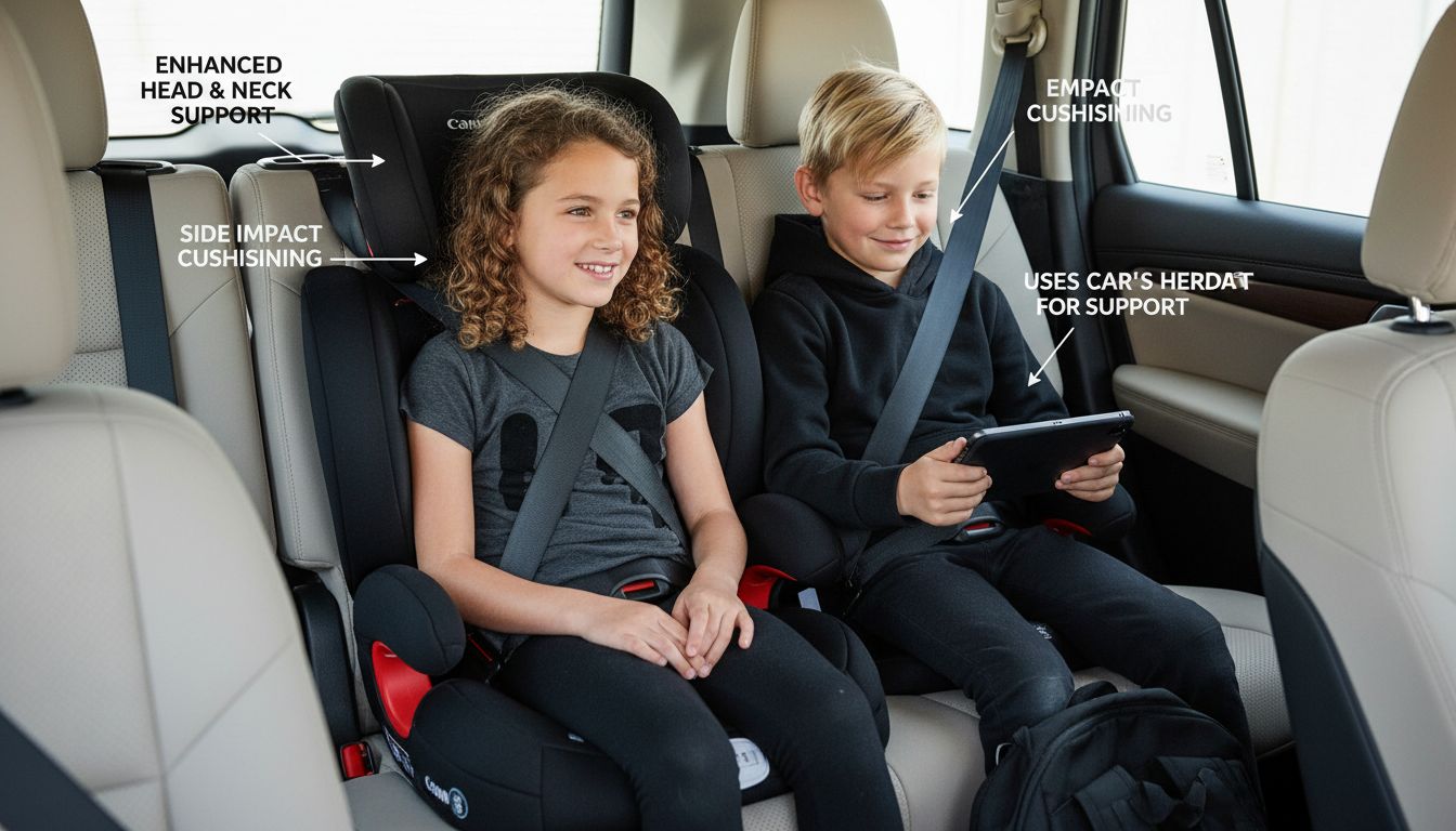 high-back versus backless booster