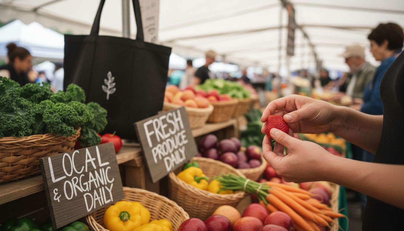 selecting fresh produce