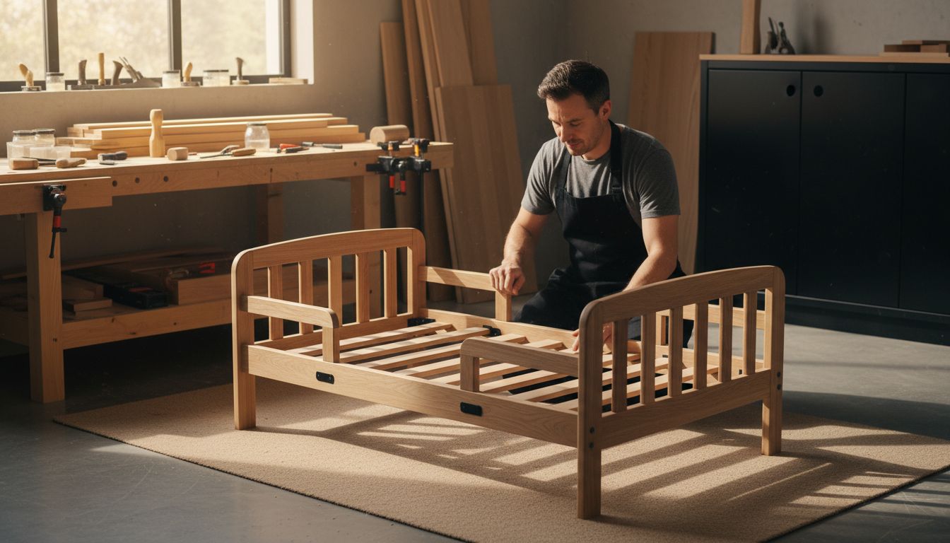 woodworker crafts toddler bed