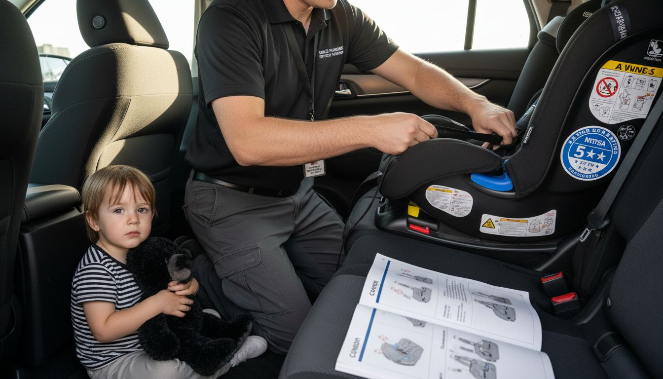 installing convertible car seat