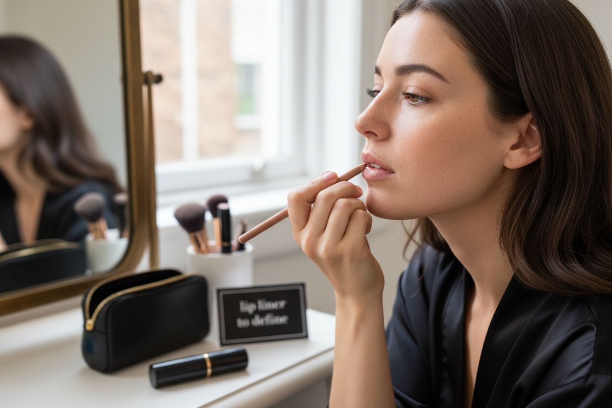 lip liner application tutorial