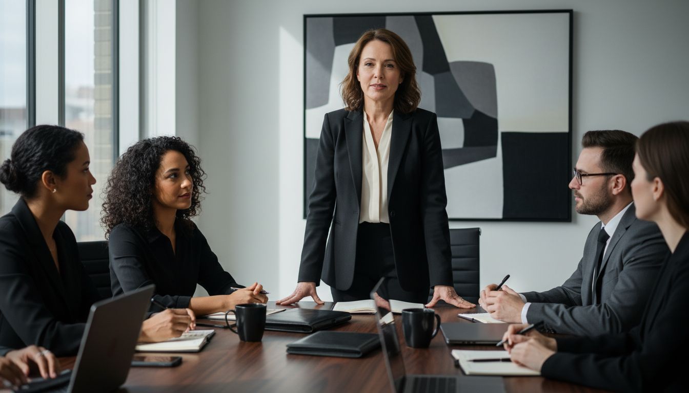 confident woman workplace makeup
