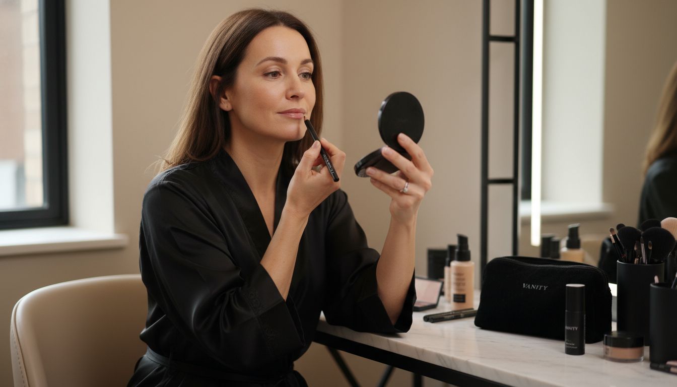 defining lips with liner