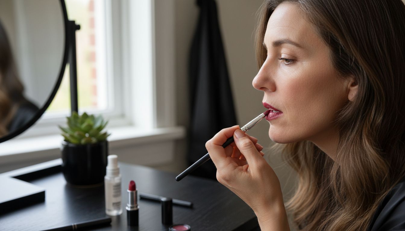 precise lipstick application