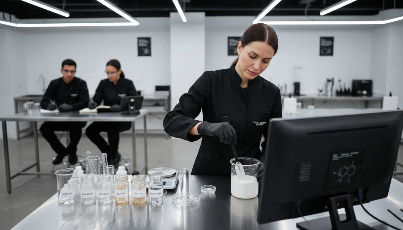 cosmetic formulator blending