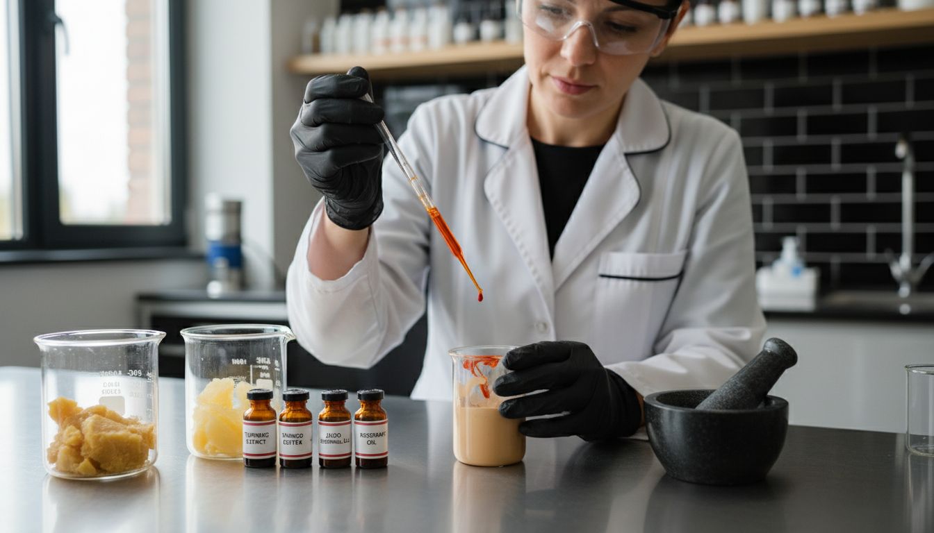 lipstick lab process