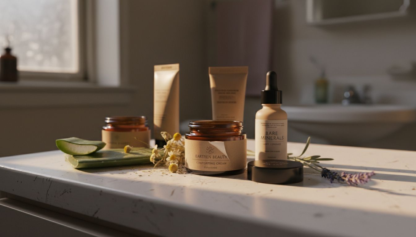 Natural makeup with real botanical ingredients