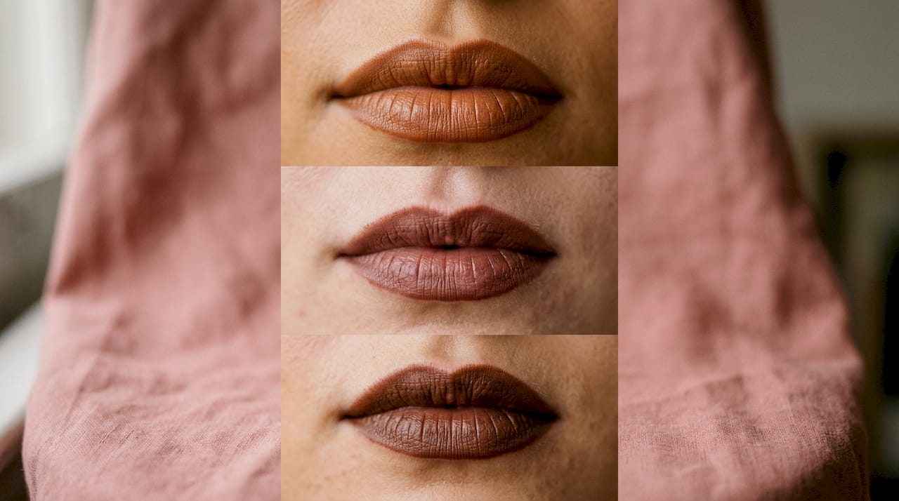 Close-up lip liners for different undertones