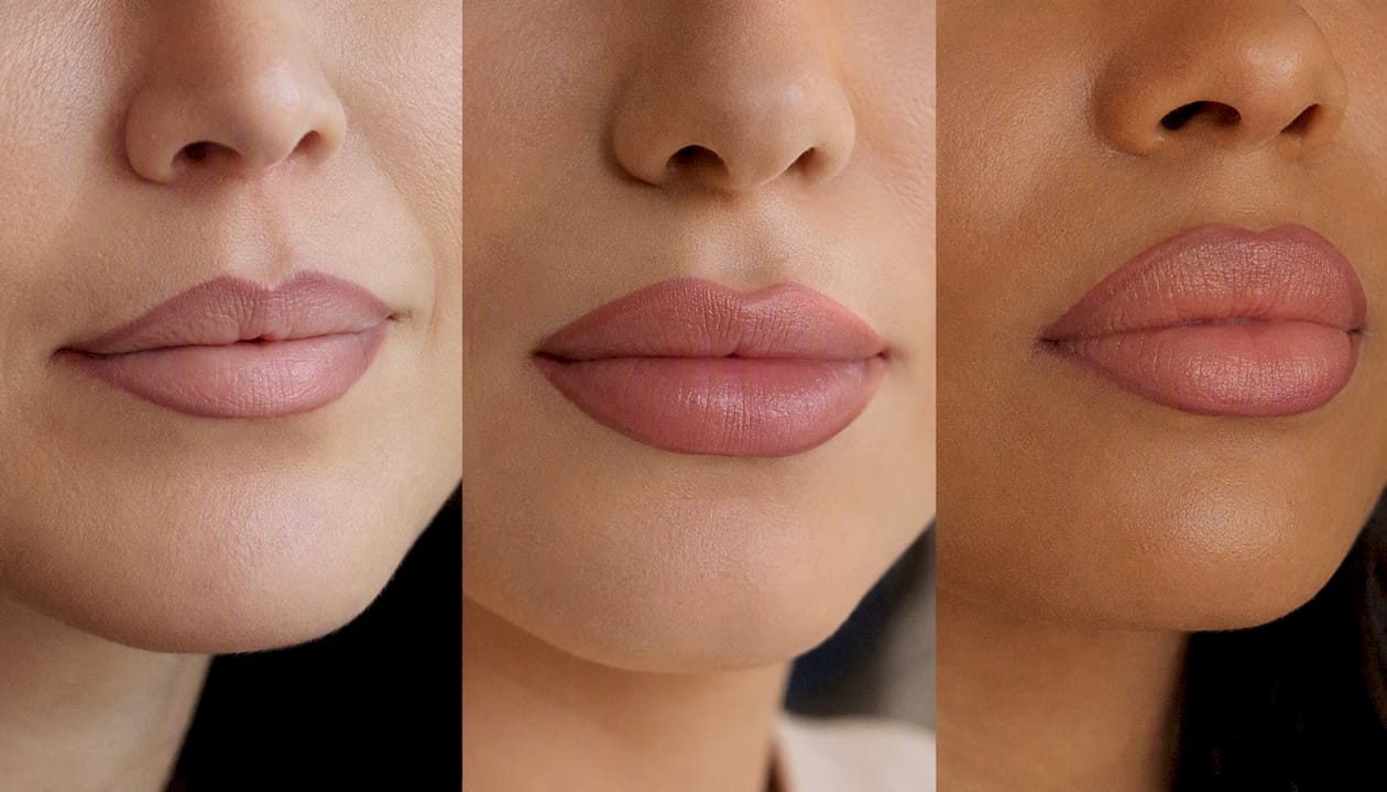 Different lip shapes with tailored lip liner
