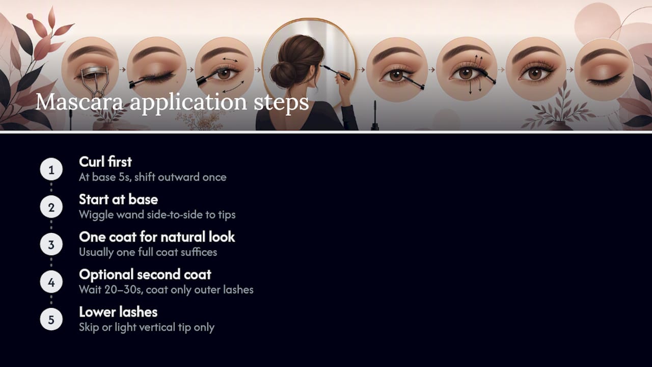 Mascara Application That Adds Lift Without Clumps — overview diagram