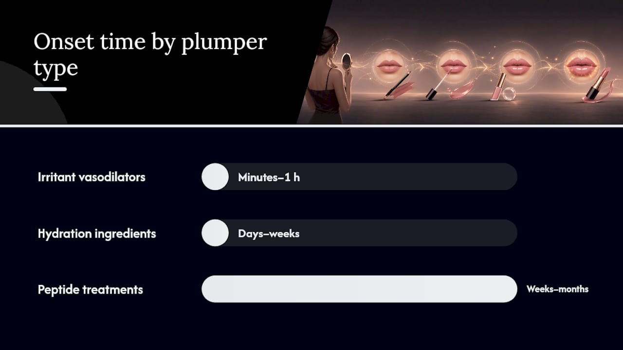 Which Lip Plumpers And Ingredients Actually Work? — overview diagram