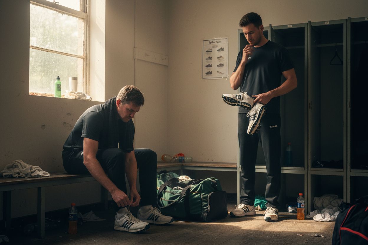 cricket shoe types locker