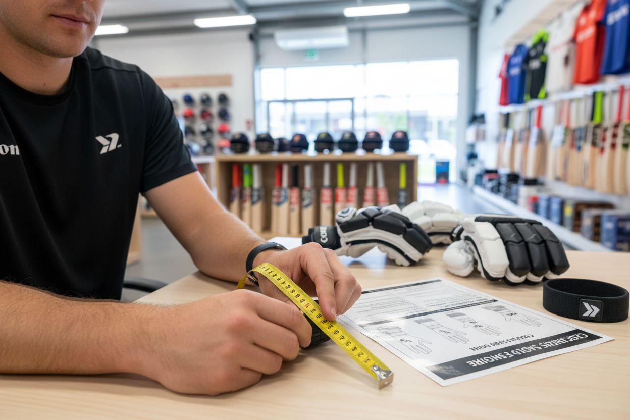 cricket glove sizing