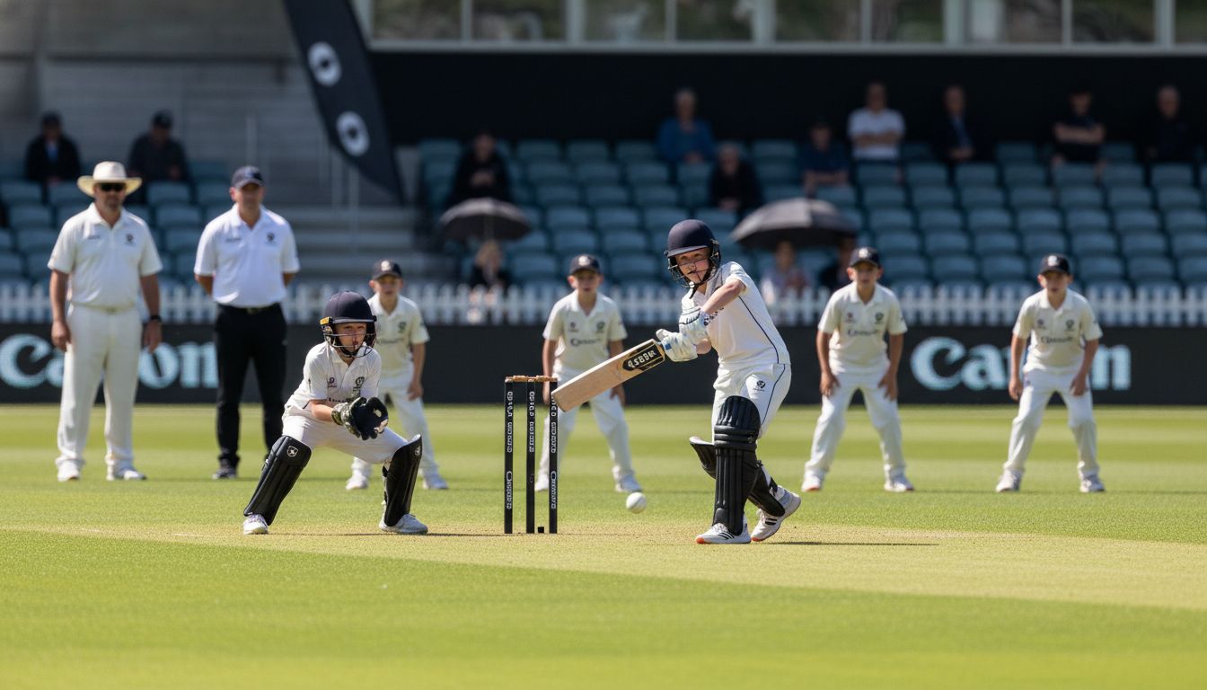 junior cricket match