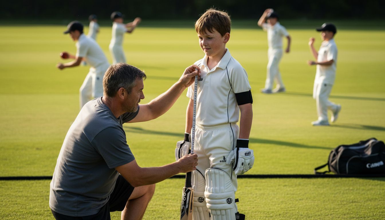 fitting cricket equipment