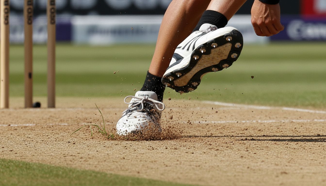 cricket spikes action