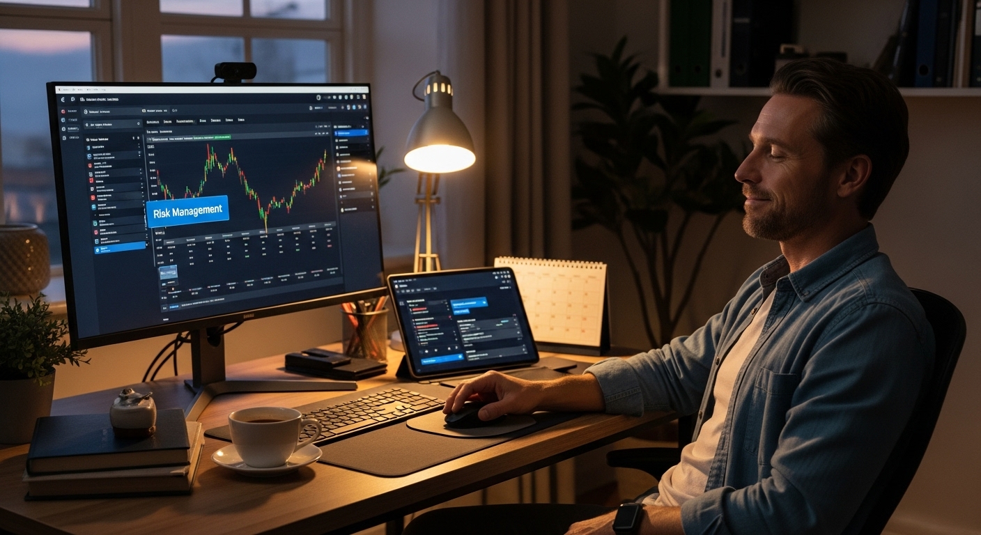 trader risk management TradingView