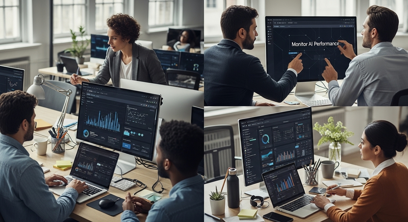 AI implementation monitoring progress