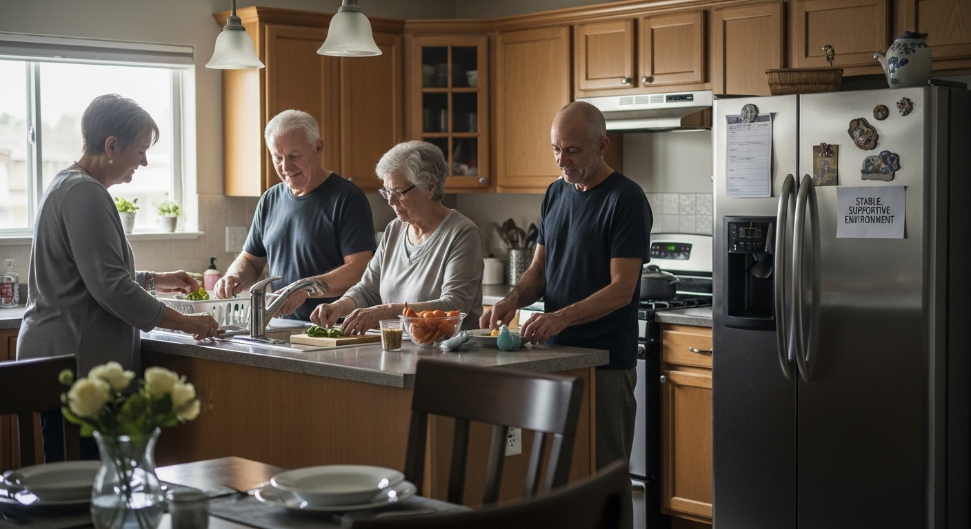 supportive sober living daily life