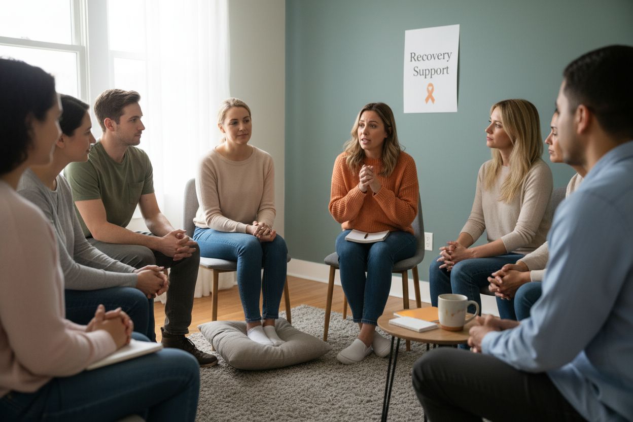 counseling, addiction recovery, support group