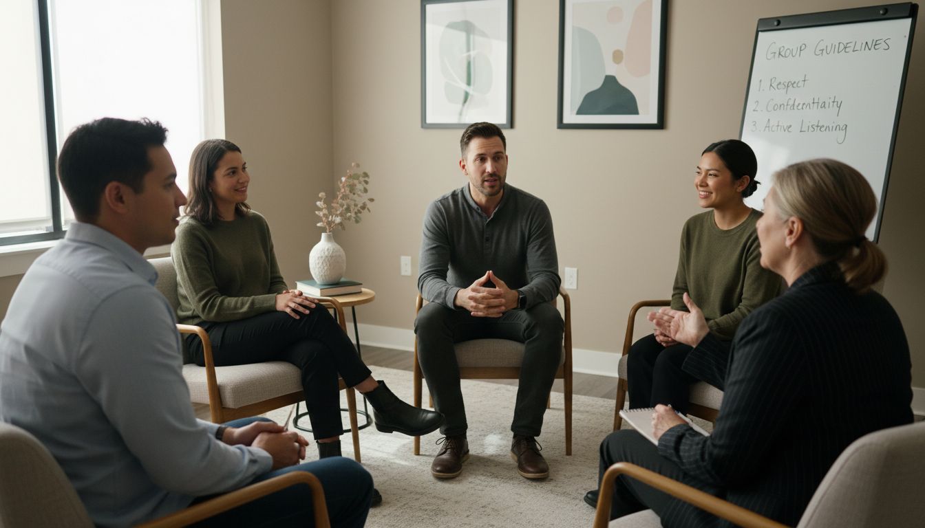 group therapy session